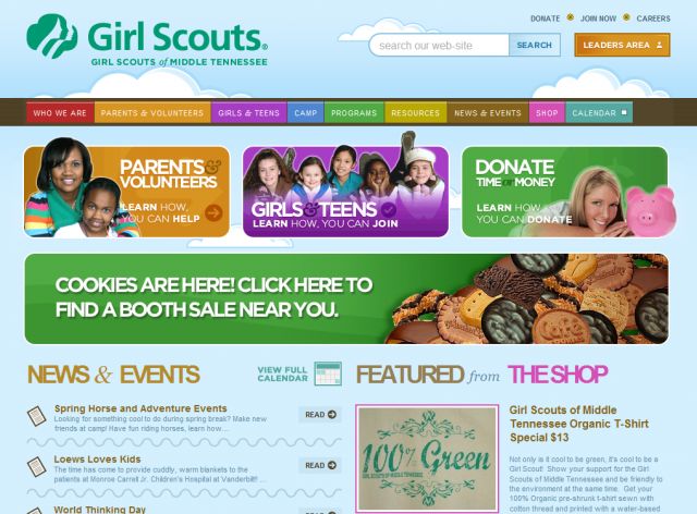 Girl Scouts of Middle Tennesse screenshot