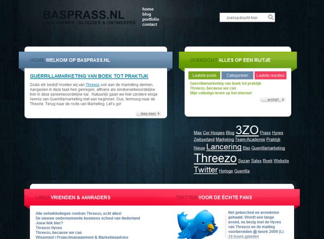 Basprass.nl screenshot