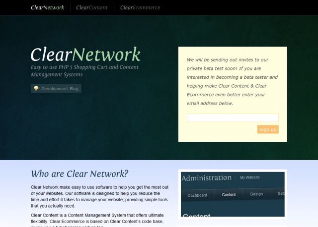 Clear Network screenshot