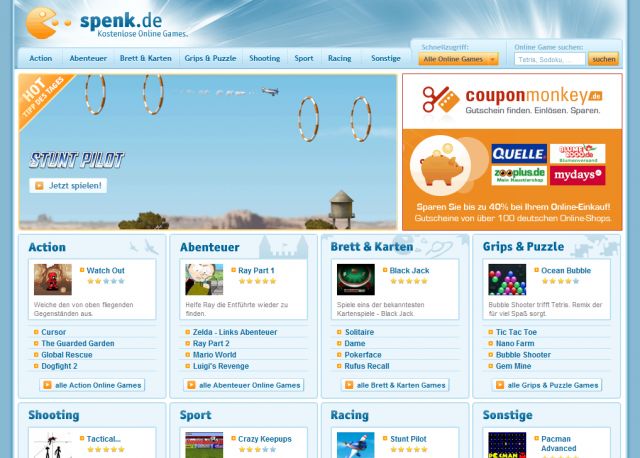 spenk.de screenshot