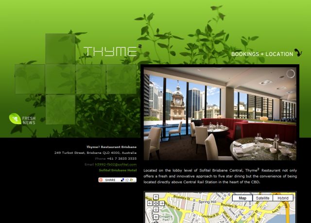 Thyme2 Brisbane Restaurant screenshot