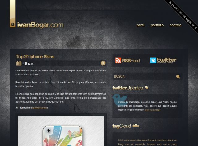 ivanBogar.com screenshot