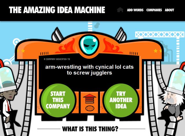 The Amazing Idea Machine screenshot