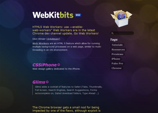 WebKitBits screenshot