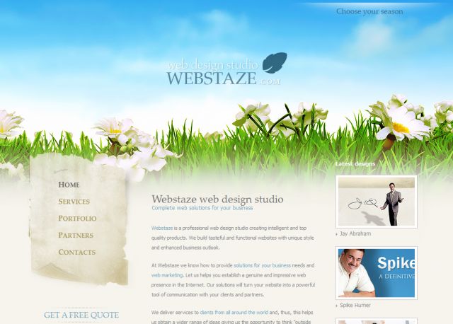 Webstaze screenshot
