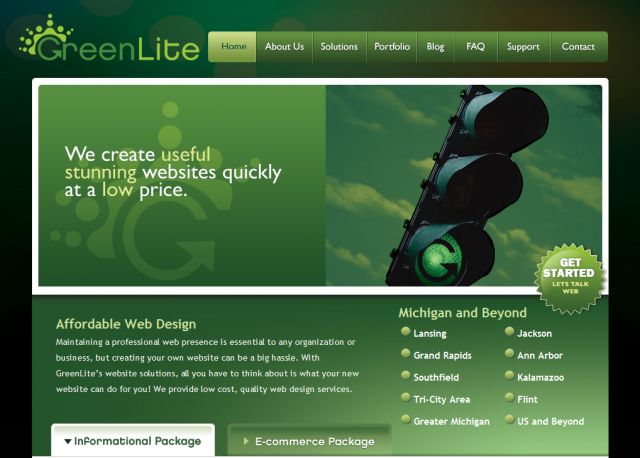 Greenlite Web screenshot