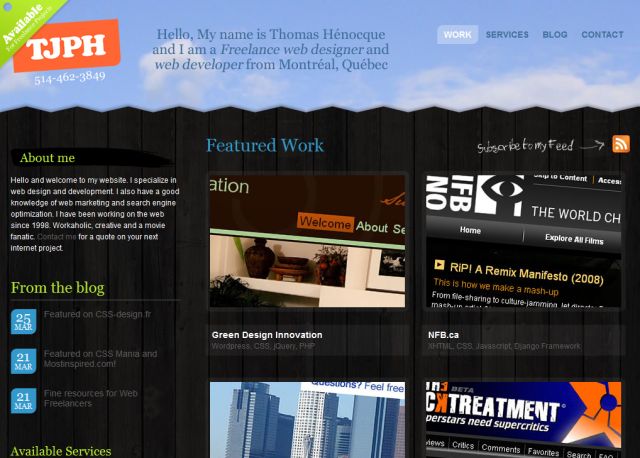 TJPH Web Design screenshot