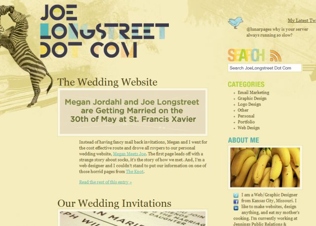 JoeLongstreet.com screenshot