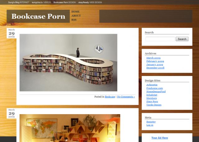 Bookcase Porn screenshot