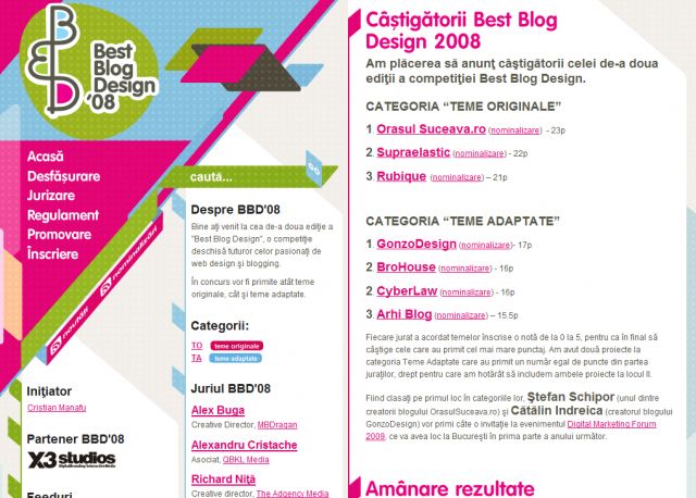Best Blog Design screenshot