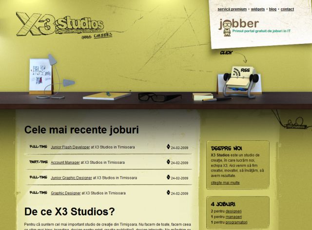 X3 Studios Careers screenshot