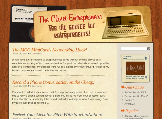 The Closet Entrepreneur screenshot