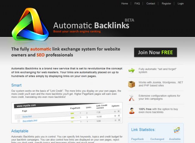 Automatic Backlinks screenshot
