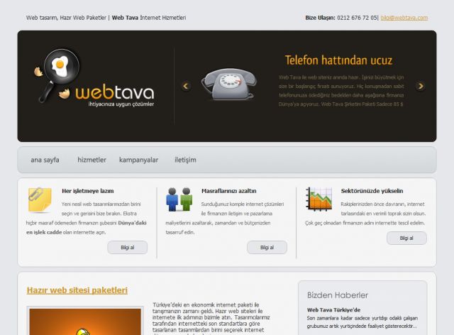 Web Tava screenshot