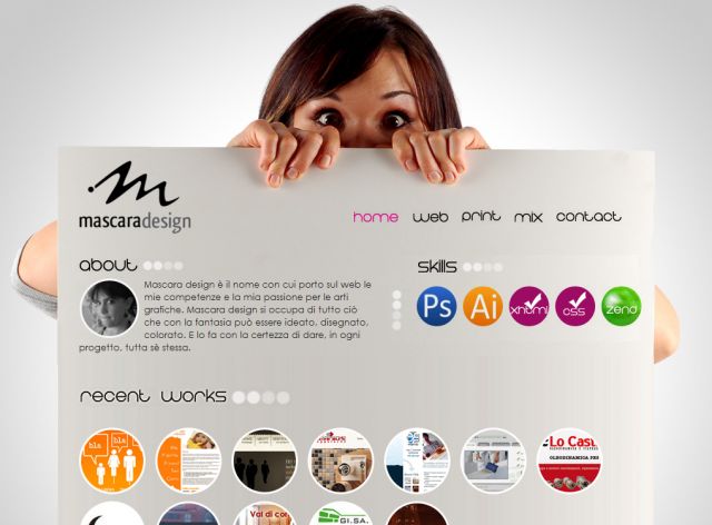 mascaradesign screenshot