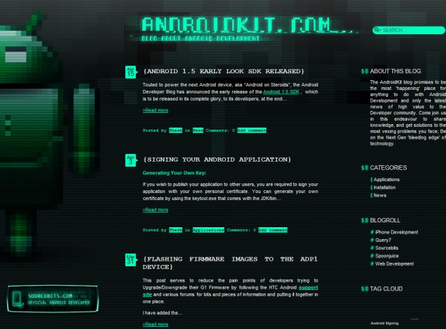 Android Development Blog  screenshot