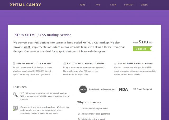 XHTML Candy screenshot