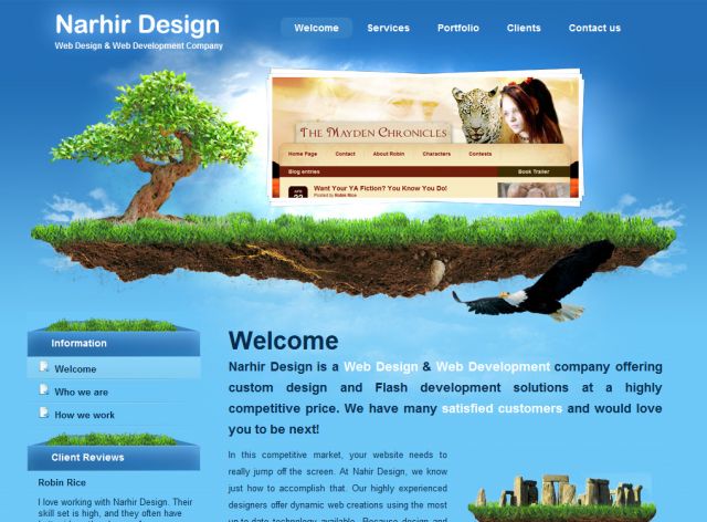 Narhir Design screenshot