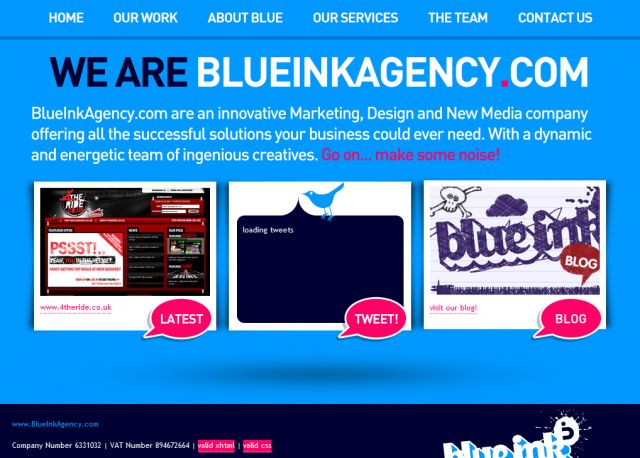 BlueInkAgency screenshot