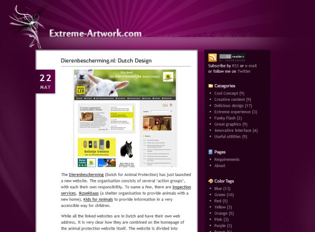 Extreme-Artwork.com screenshot
