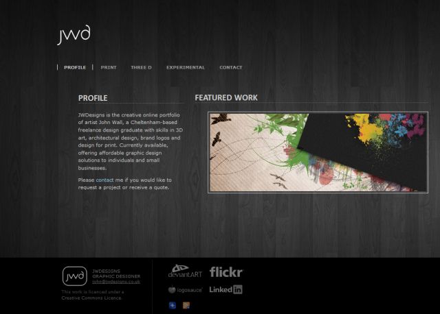 JWD Design screenshot