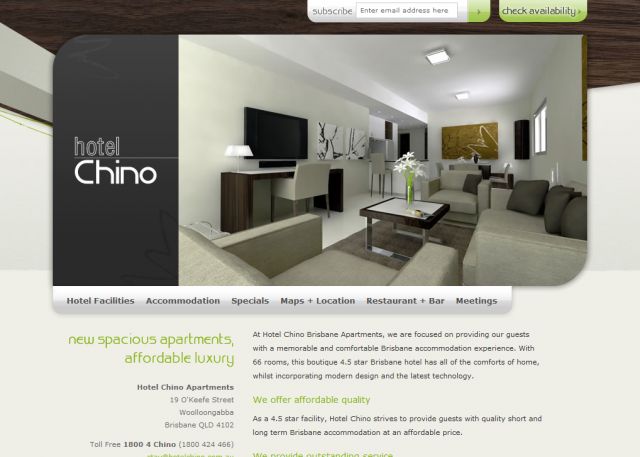 Hotel Chino Brisbane screenshot