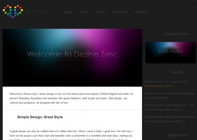 Dezine Zync screenshot