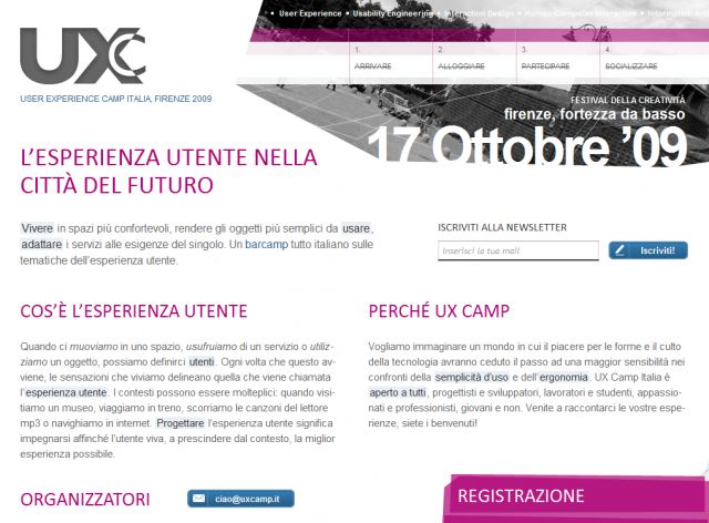 UX Camp Italia screenshot