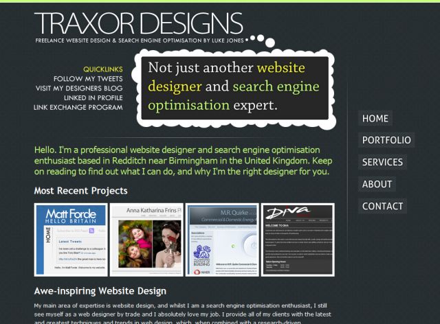 Traxor Designs screenshot
