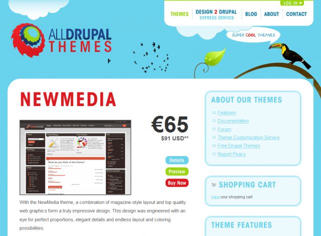 All Drupal Themes screenshot