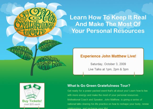 Go Green Gratefulness screenshot