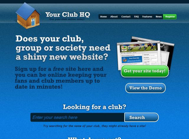 Your Club HQ screenshot
