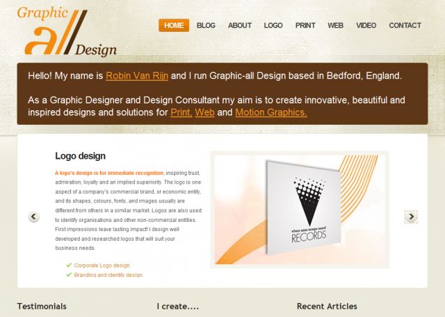Graphic All Design screenshot