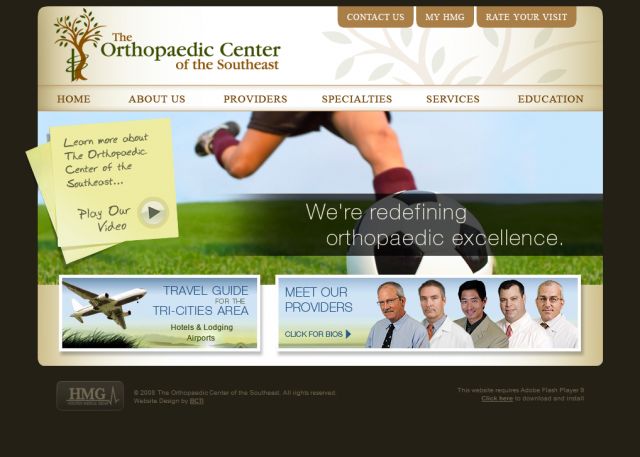 Orthopaedic Center of the SE screenshot