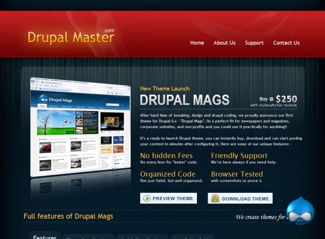 Drupal Master screenshot