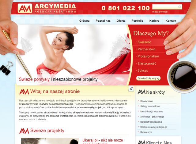 Arcymedia screenshot