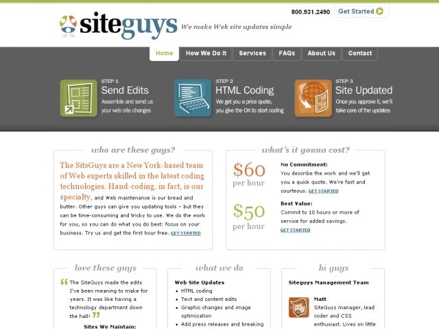 SiteGuys screenshot