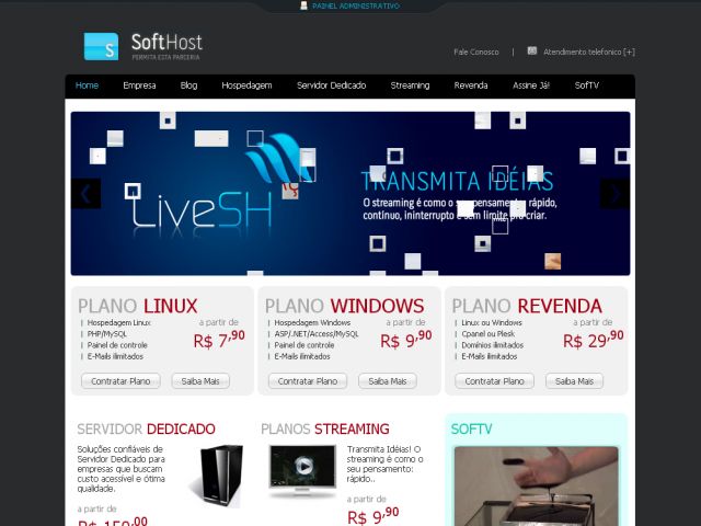 SoftHost screenshot