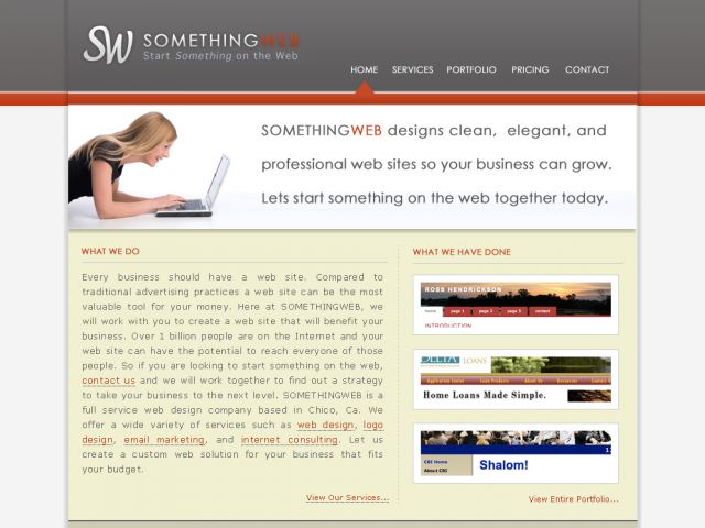 Somethingweb screenshot