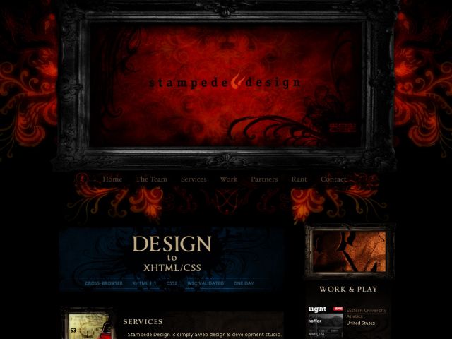 Stampede Design screenshot