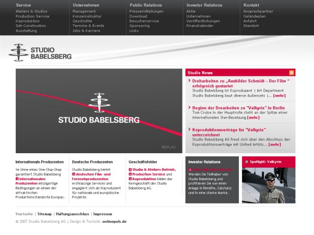 Studio Babelsberg screenshot