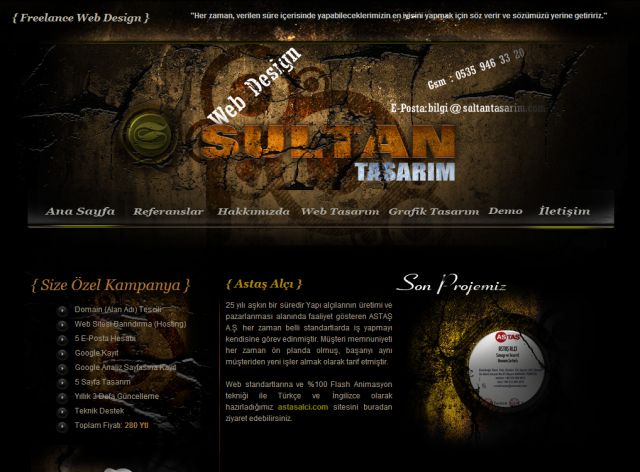 sultan tasarim screenshot