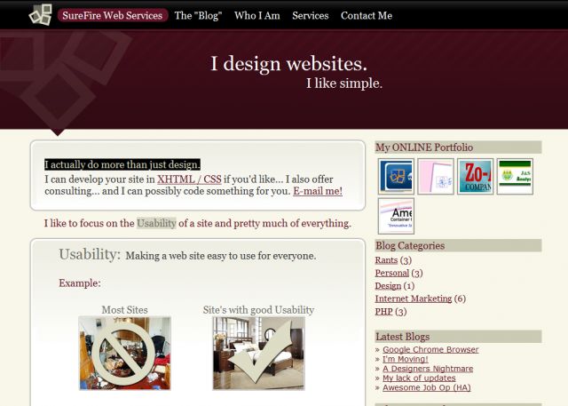 SureFire Web Services screenshot