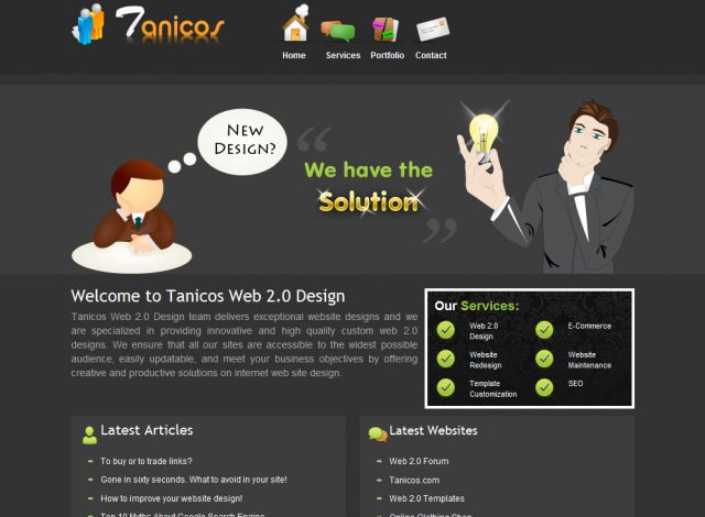 Tanicos Design screenshot