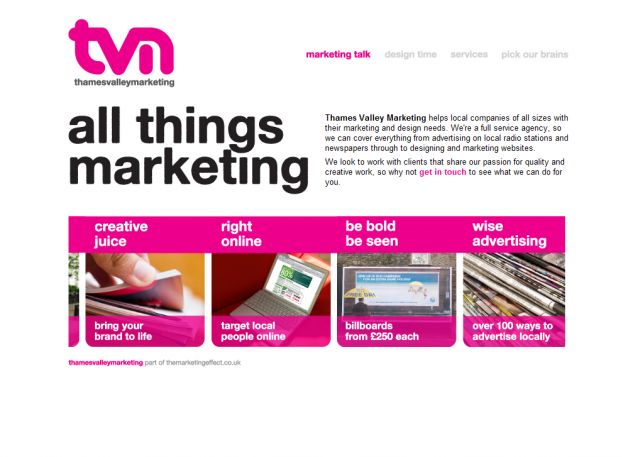 Thames Valley Marketing screenshot