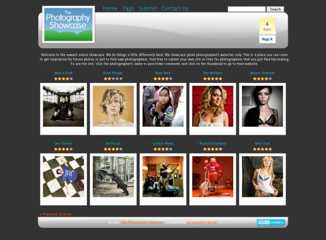 The Photography Showcase screenshot