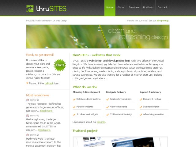 thruSITES screenshot