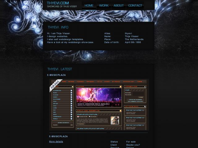 Thyevi.com screenshot