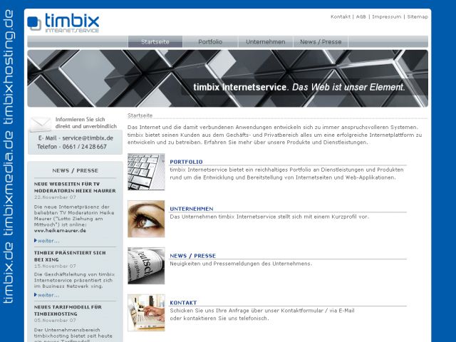 timbix Internetservice Fulda  screenshot