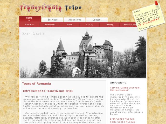 Transylvania Trips screenshot